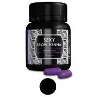 Хна для бровей Sexy Brow Henna (черный), 1 капсула